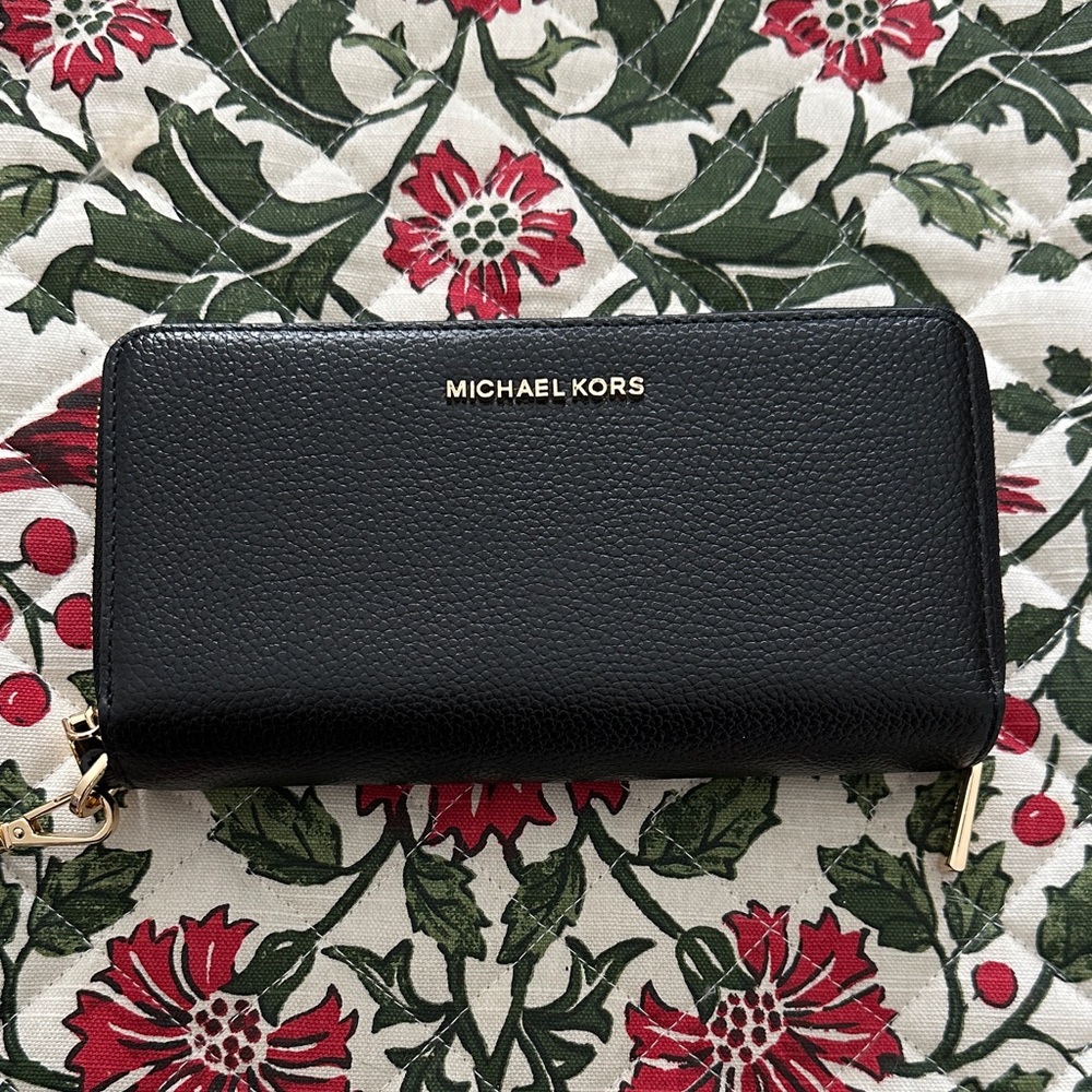Michael Kors Black Leather Wallet